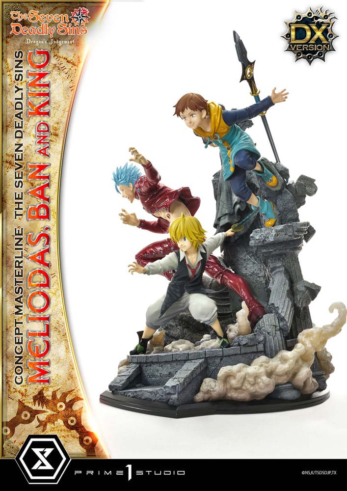Seven Deadly Sins - Meliodas, Ban and King Deluxe Version - Concept Masterline Series – Bild 10
