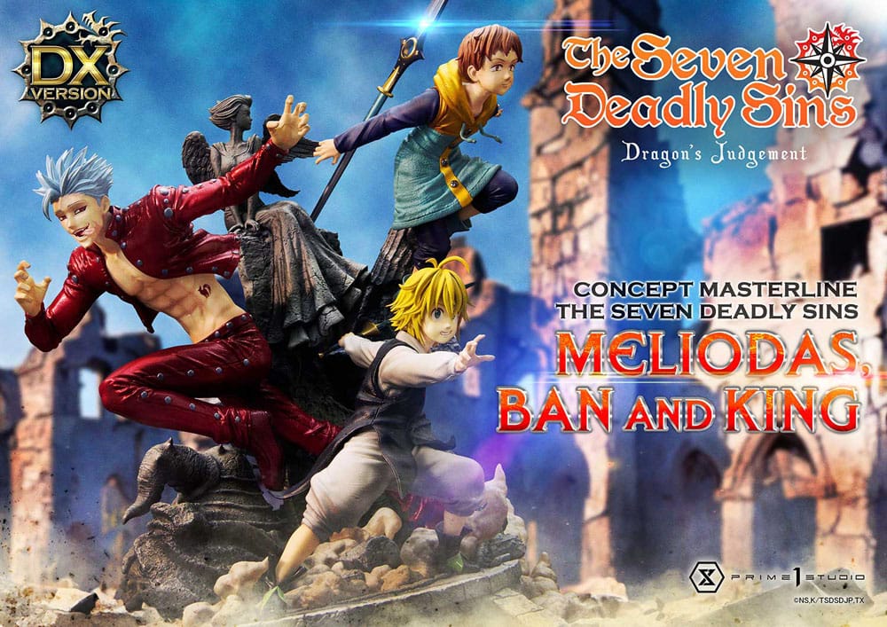 Seven Deadly Sins - Meliodas, Ban and King Deluxe Version - Concept Masterline Series – Bild 17
