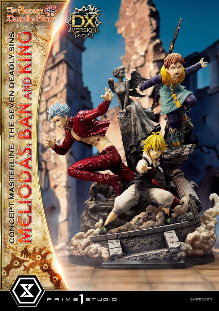 Seven Deadly Sins - Meliodas, Ban and King Deluxe Version - Concept Masterline Series – Bild 18