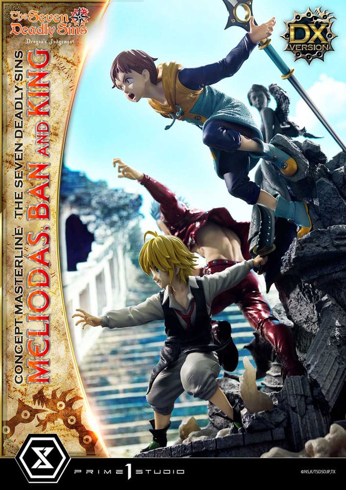Seven Deadly Sins - Meliodas, Ban and King Deluxe Version - Concept Masterline Series – Bild 19