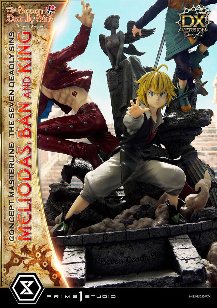 Seven Deadly Sins - Meliodas, Ban and King Deluxe Version - Concept Masterline Series – Bild 20