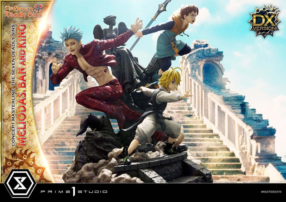 Seven Deadly Sins - Meliodas, Ban and King Deluxe Version - Concept Masterline Series – Bild 4