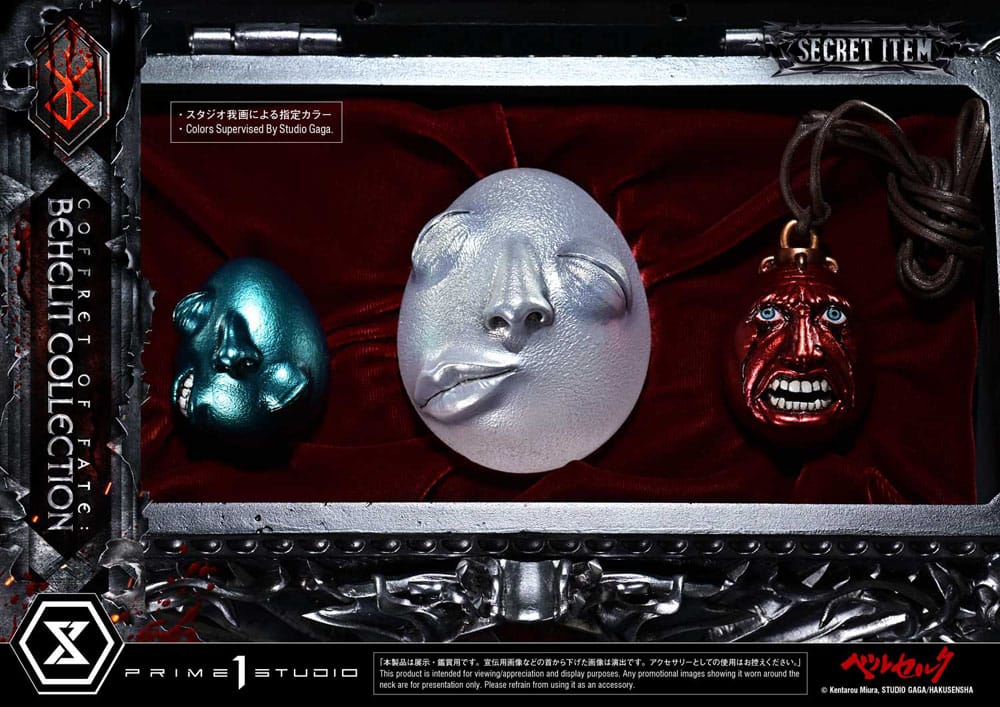 Berserk - Life Scale Statuen Coffret of Fate: Behelit Collection Figur – Bild 25