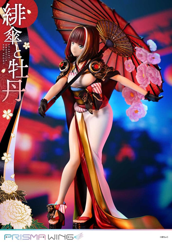 Original Illustration - Scarlet Umbrella And Peony 1/7 Scale - by Fuzichoco Prisma Wing – Bild 12