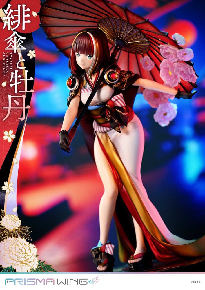 Original Illustration - Scarlet Umbrella And Peony 1/7 Scale - by Fuzichoco Prisma Wing – Bild 7