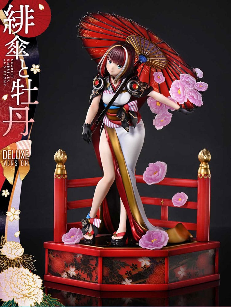Original Illustration - Scarlet Umbrella And Peony Deluxe Version 1/7 Scale - by Fuzichoco Prisma Wing – Bild 1
