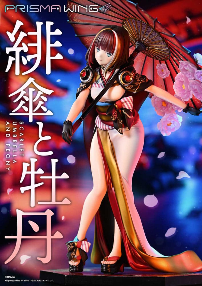 Original Illustration - Scarlet Umbrella And Peony Deluxe Version 1/7 Scale - by Fuzichoco Prisma Wing – Bild 17