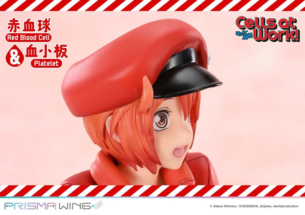 Cells at Work! - Cells at Work Prisma Wing PVC Statue Red Blood Cell & Platelet – Bild 10