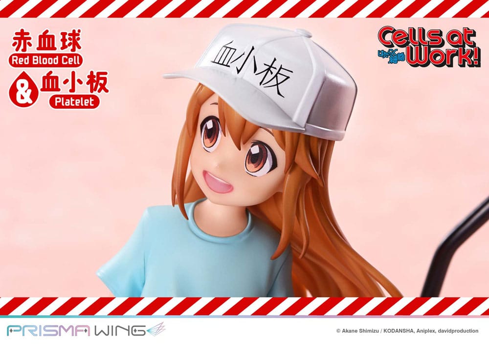 Cells at Work! - Cells at Work Prisma Wing PVC Statue Red Blood Cell & Platelet – Bild 12