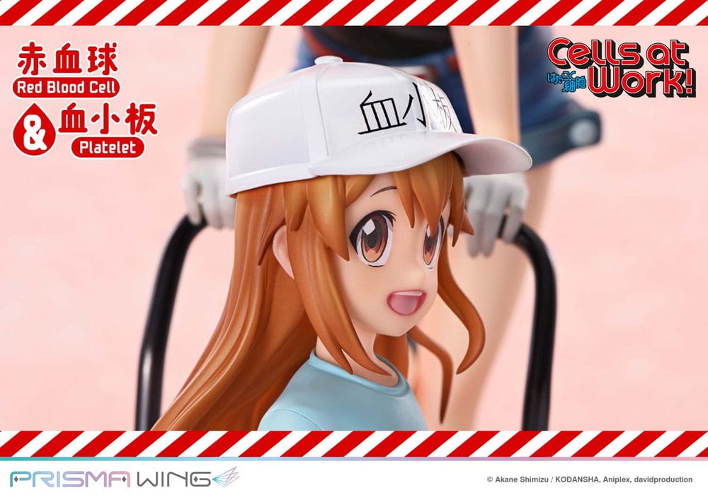 Cells at Work! - Cells at Work Prisma Wing PVC Statue Red Blood Cell & Platelet – Bild 13