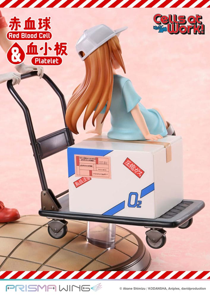 Cells at Work! - Cells at Work Prisma Wing PVC Statue Red Blood Cell & Platelet – Bild 14