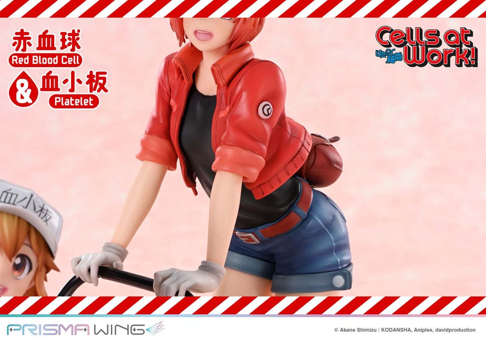 Cells at Work! - Cells at Work Prisma Wing PVC Statue Red Blood Cell & Platelet – Bild 15