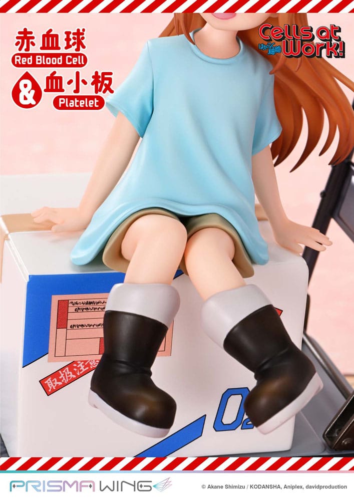 Cells at Work! - Cells at Work Prisma Wing PVC Statue Red Blood Cell & Platelet – Bild 18