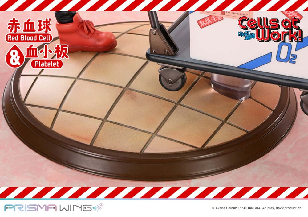 Cells at Work! - Cells at Work Prisma Wing PVC Statue Red Blood Cell & Platelet – Bild 20