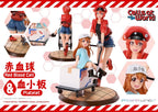 Cells at Work! - Cells at Work Prisma Wing PVC Statue Red Blood Cell & Platelet – Bild 3
