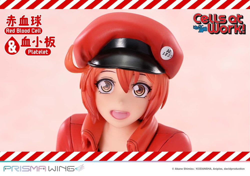 Cells at Work! - Cells at Work Prisma Wing PVC Statue Red Blood Cell & Platelet – Bild 8