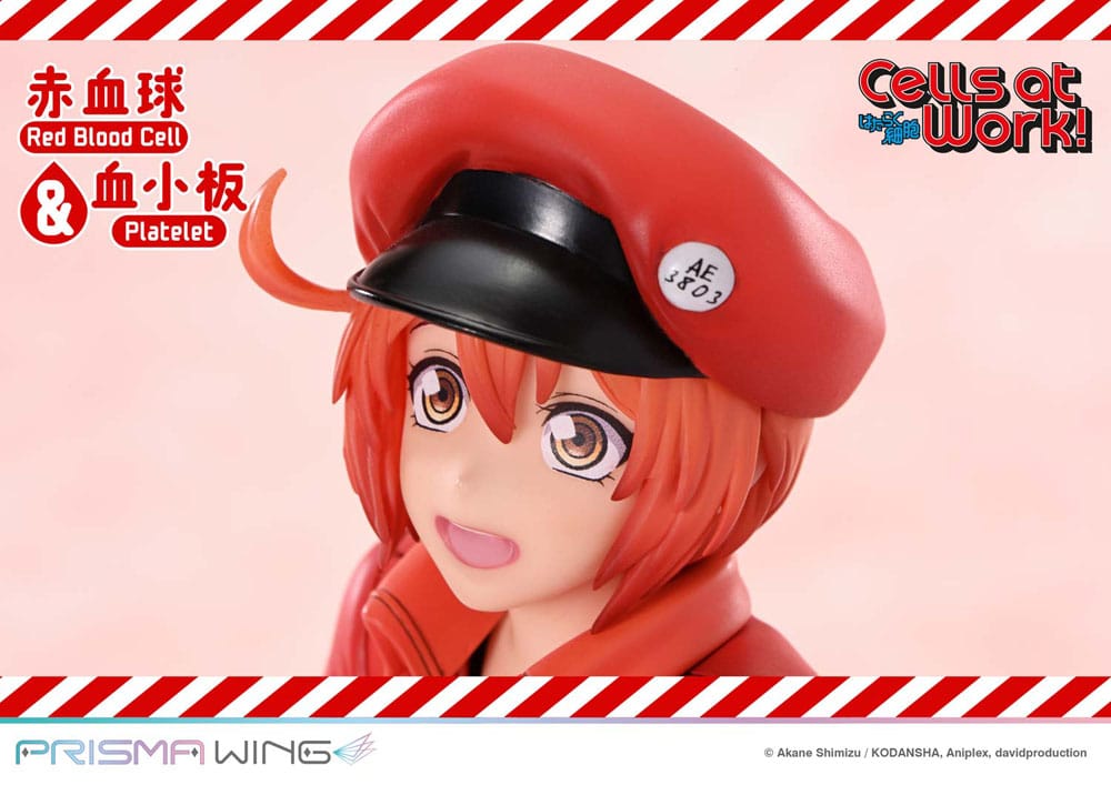 Cells at Work! - Cells at Work Prisma Wing PVC Statue Red Blood Cell & Platelet – Bild 9