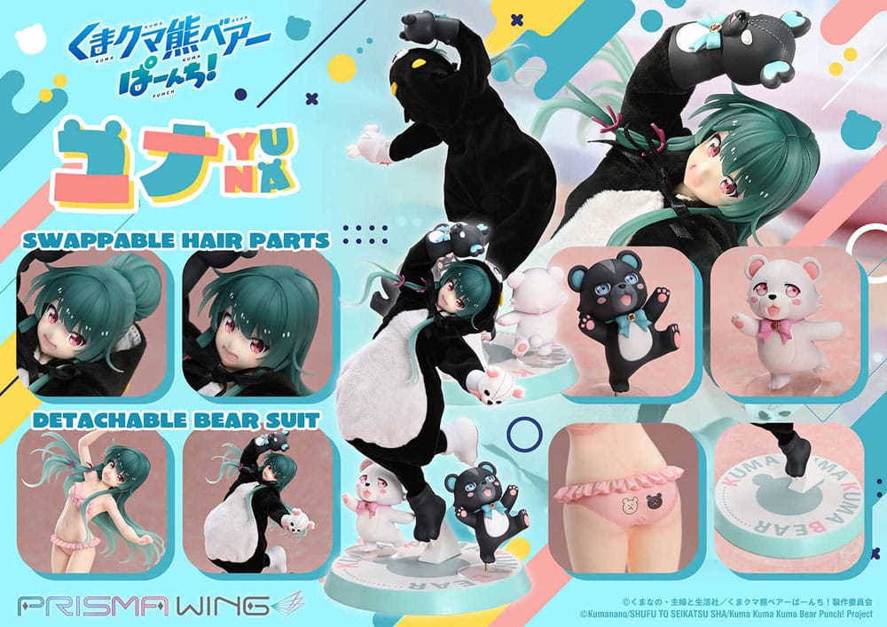 Kuma Kuma Kuma Bear - Yuna 1/7 Scale - Punch! Prisma Wing – Bild 7