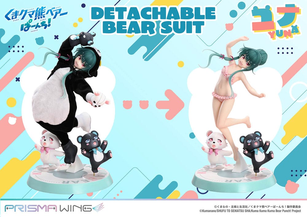 Kuma Kuma Kuma Bear - Yuna 1/7 Scale - Punch! Prisma Wing – Bild 8