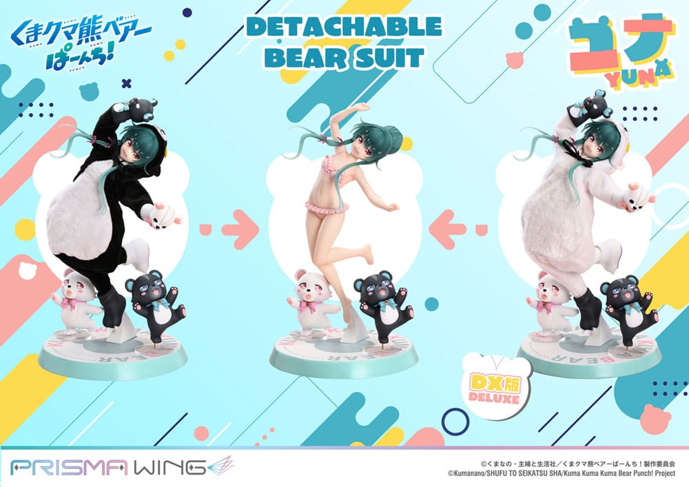 Kuma Kuma Kuma Bear - Yuna Deluxe Version 1/7 Scale - Punch! Prisma Wing – Bild 7