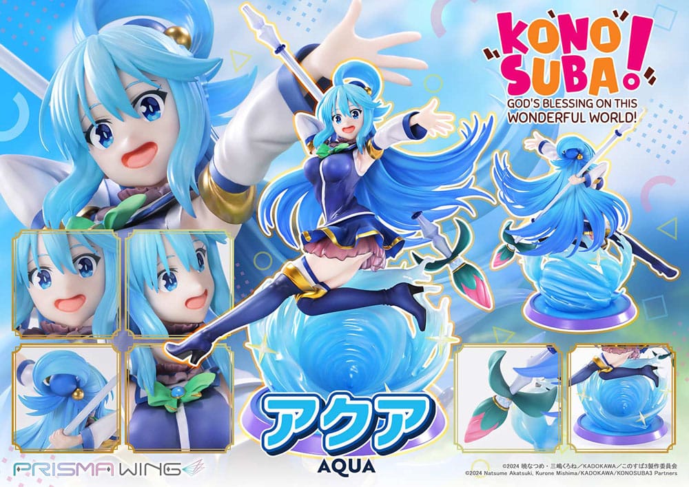 KonoSuba - Konusuba - God's blessing on this wonderful world! Prisma Wing PVC Statue 1/7 Aqua – Bild 3