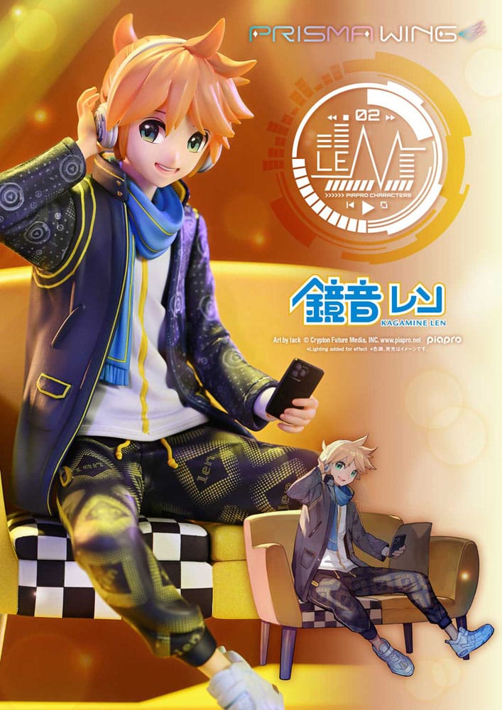 Vocaloid - Kagamine Len (Art by lack) 1/7 Scale - Piapro Characters Prisma Wing – Bild 15