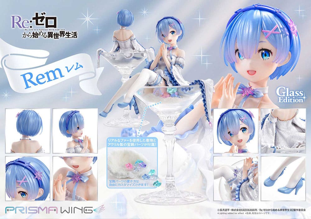 Re:Zero - Rem Glass Edition 1/7 Scale - Starting Life in Another World Prisma Wing – Bild 2