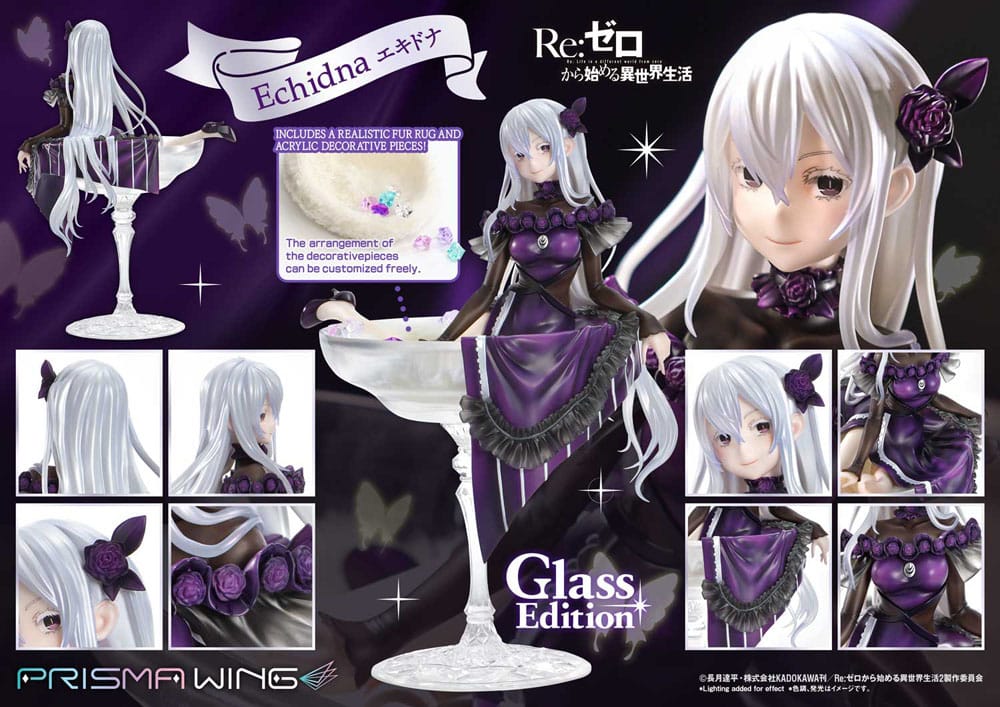 Re:Zero - Echidna Glass Edition 1/7 Scale - Starting Life in Another World Prisma Wing – Bild 2