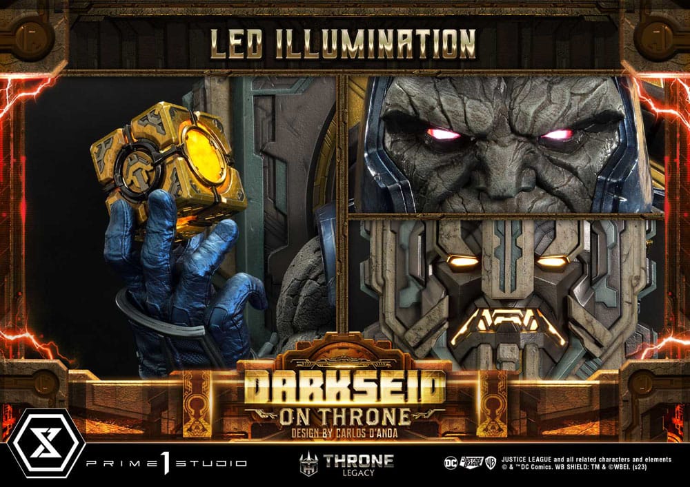 Throne Legacy - Justice League (Comics) Darkseid on Throne Design by Carlos D'Anda Standard Version 1/4 Scale - Series – Bild 3