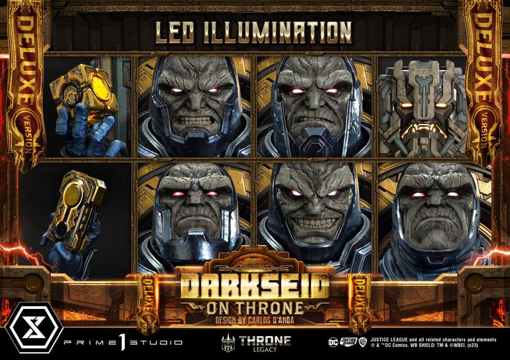 Throne Legacy - Justice League (Comics) Darkseid on Throne Design by Carlos D'Anda Deluxe Bonus Version 1/4 Scale - Series – Bild 21