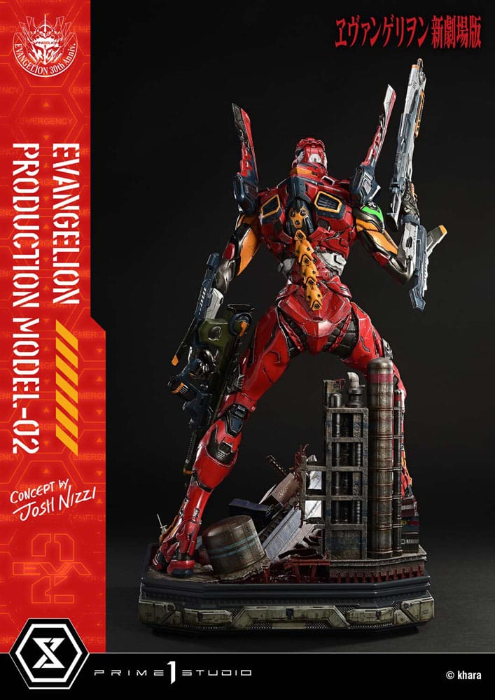 Evangelion - Rebuild of Evangelion Ultimate Diorama Masterline Series Statue Evangelion Production Model-02 (Concept By Josh Nizzi) – Bild 10