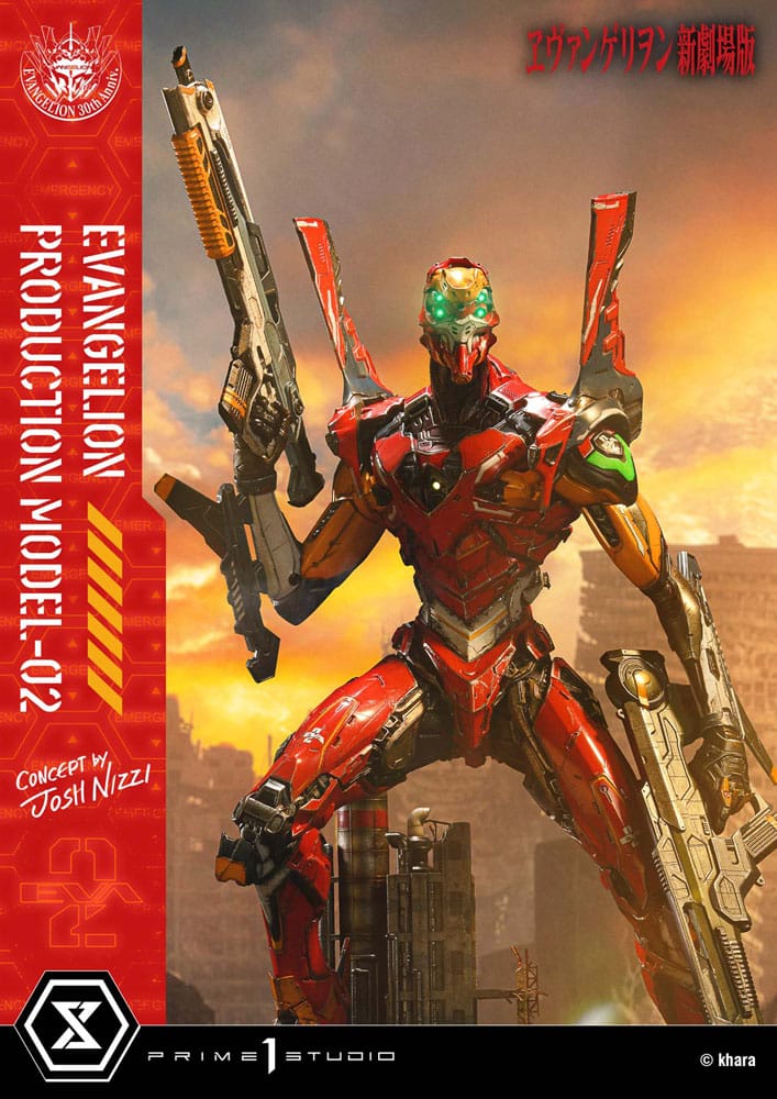Evangelion - Rebuild of Evangelion Ultimate Diorama Masterline Series Statue Evangelion Production Model-02 (Concept By Josh Nizzi) – Bild 12
