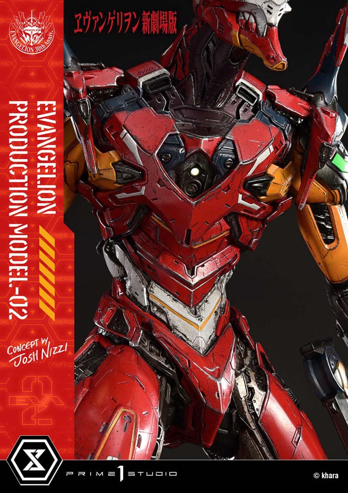 Evangelion - Rebuild of Evangelion Ultimate Diorama Masterline Series Statue Evangelion Production Model-02 (Concept By Josh Nizzi) – Bild 19