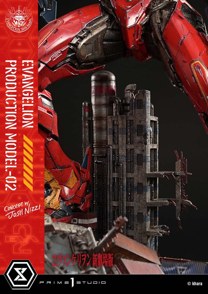 Evangelion - Rebuild of Evangelion Ultimate Diorama Masterline Series Statue Evangelion Production Model-02 (Concept By Josh Nizzi) – Bild 23