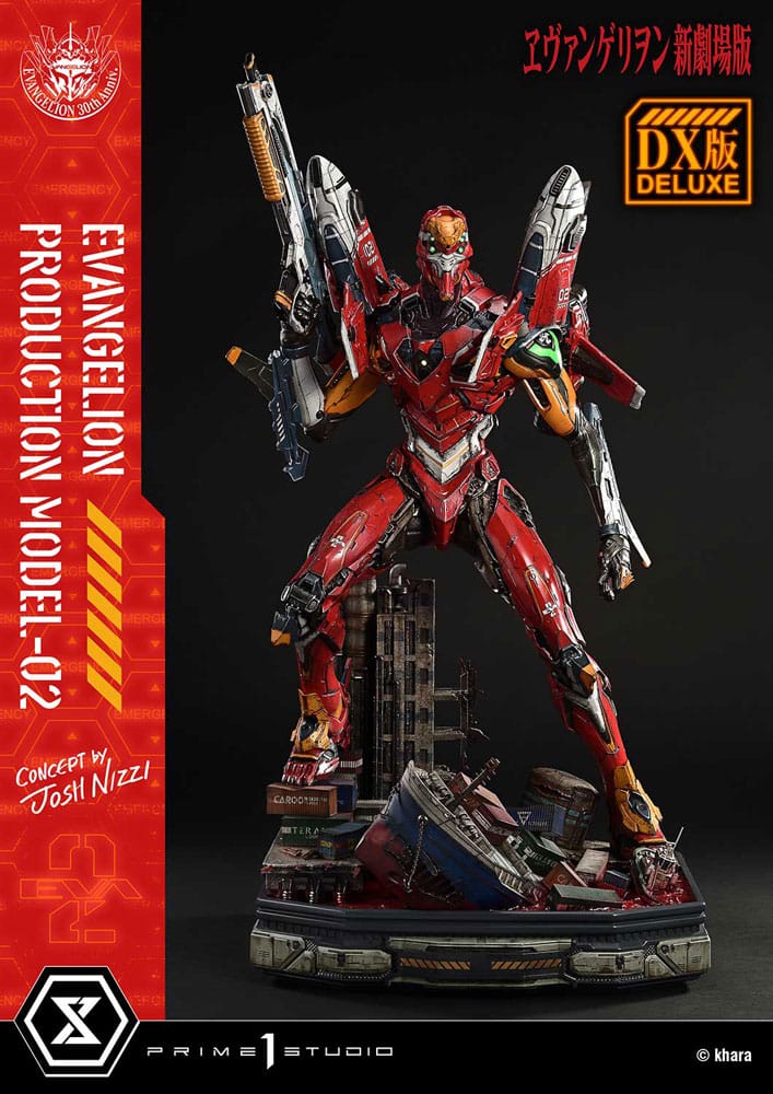Evangelion - Rebuild of Evangelion Ultimate Diorama Masterline Series Statue Evangelion Production Model-02 (Concept By Josh Nizzi) Deluxe Version – Bild 1