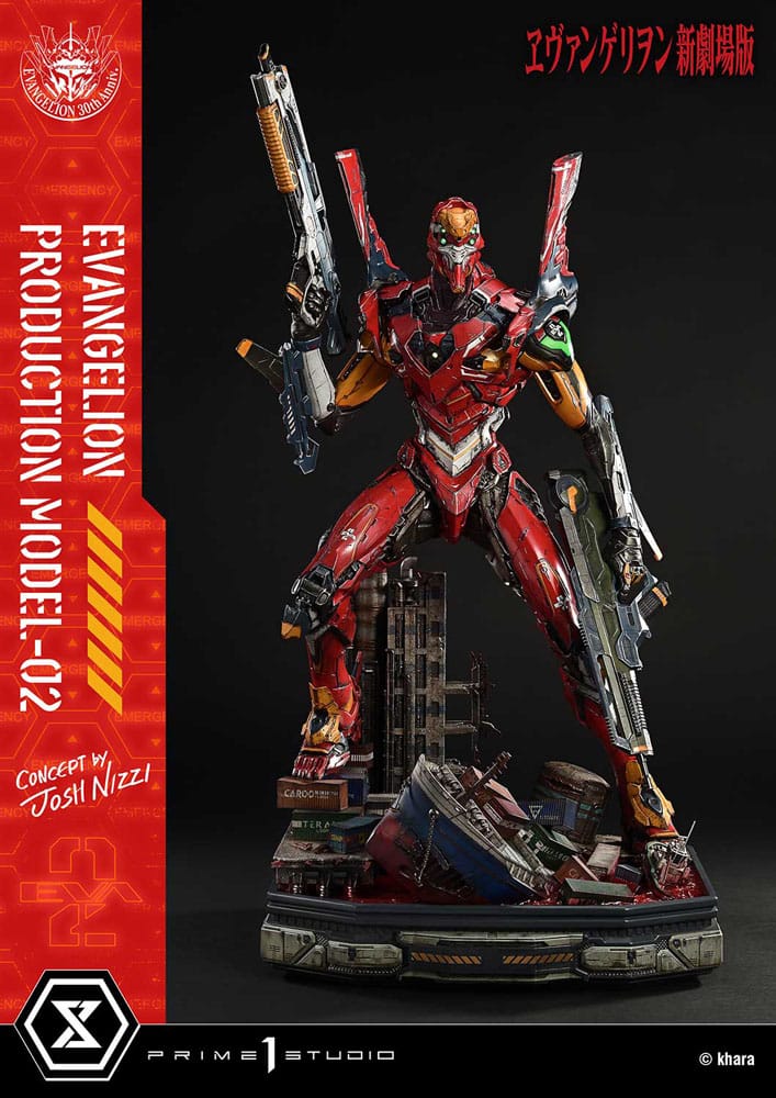 Evangelion - Rebuild of Evangelion Ultimate Diorama Masterline Series Statue Evangelion Production Model-02 (Concept By Josh Nizzi) Deluxe Version – Bild 25