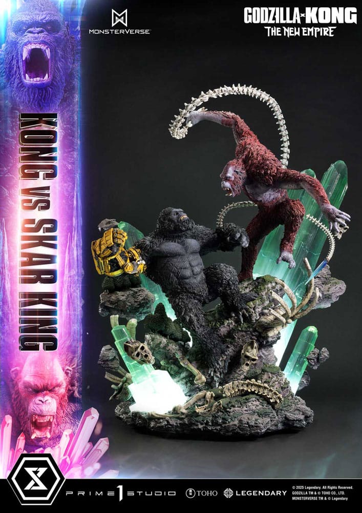 Godzilla - Kong vs Skar King - x Kong: The New Empire Ultimate Diorama Masterline Series – Bild 1