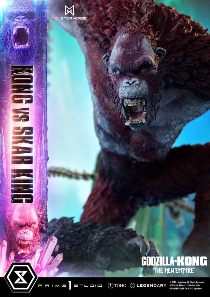 Godzilla - Kong vs Skar King - x Kong: The New Empire Ultimate Diorama Masterline Series – Bild 16