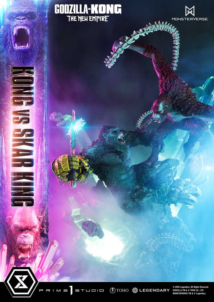 Godzilla - Kong vs Skar King - x Kong: The New Empire Ultimate Diorama Masterline Series – Bild 17