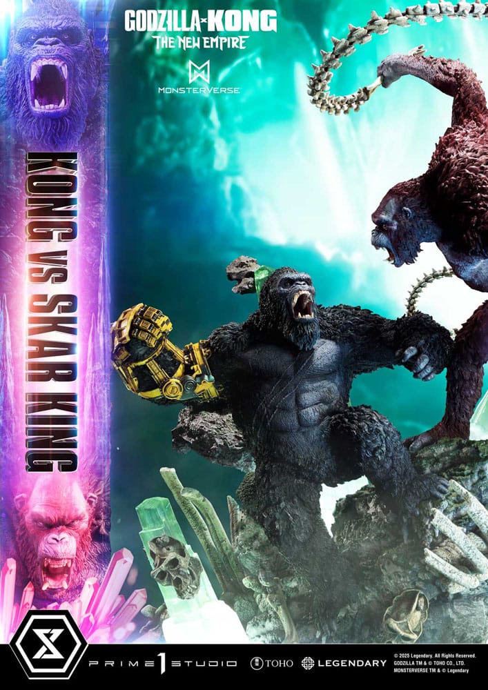 Godzilla - Kong vs Skar King - x Kong: The New Empire Ultimate Diorama Masterline Series – Bild 18
