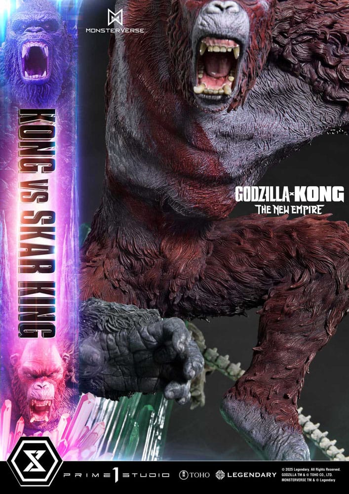 Godzilla - Kong vs Skar King - x Kong: The New Empire Ultimate Diorama Masterline Series – Bild 24