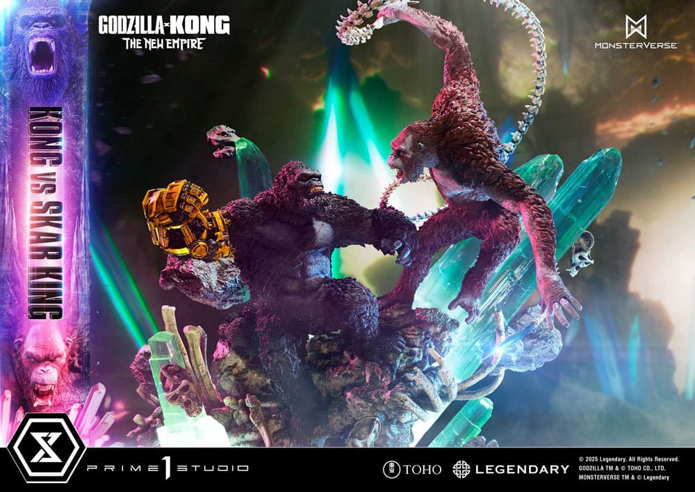 Godzilla - Kong vs Skar King - x Kong: The New Empire Ultimate Diorama Masterline Series – Bild 4