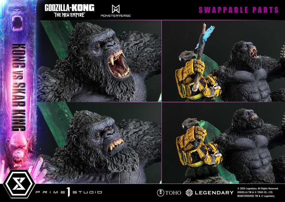 Godzilla - Kong vs Skar King - x Kong: The New Empire Ultimate Diorama Masterline Series – Bild 7