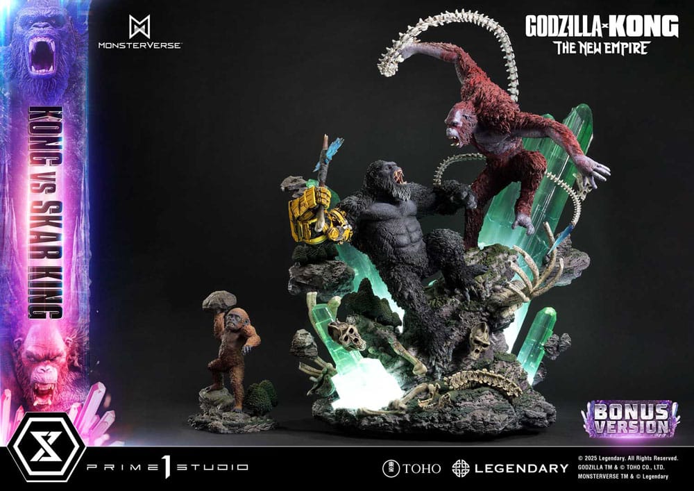 Godzilla - Kong vs Skar King Bonus Version - x Kong: The New Empire Ultimate Diorama Masterline Series – Bild 12