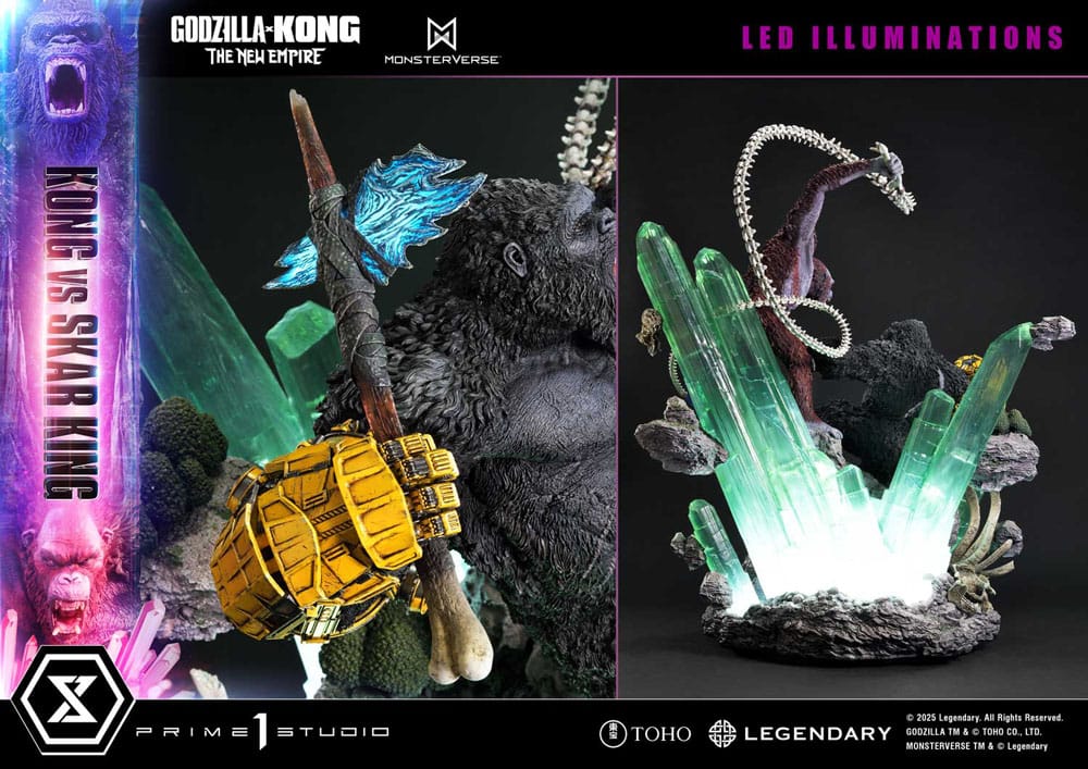 Godzilla - Kong vs Skar King Bonus Version - x Kong: The New Empire Ultimate Diorama Masterline Series – Bild 16