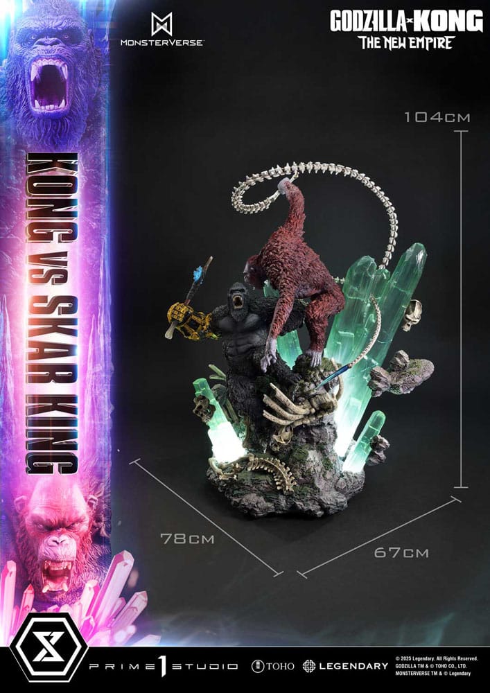 Godzilla - Kong vs Skar King Bonus Version - x Kong: The New Empire Ultimate Diorama Masterline Series – Bild 19