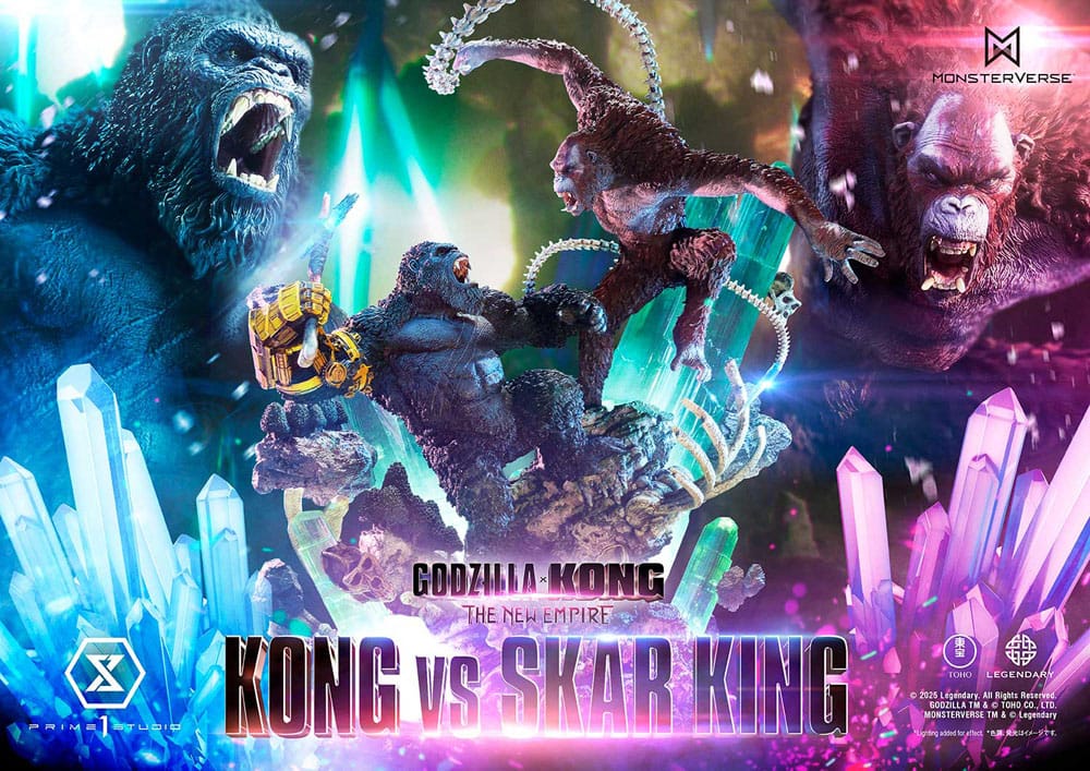 Godzilla - Kong vs Skar King Bonus Version - x Kong: The New Empire Ultimate Diorama Masterline Series – Bild 2