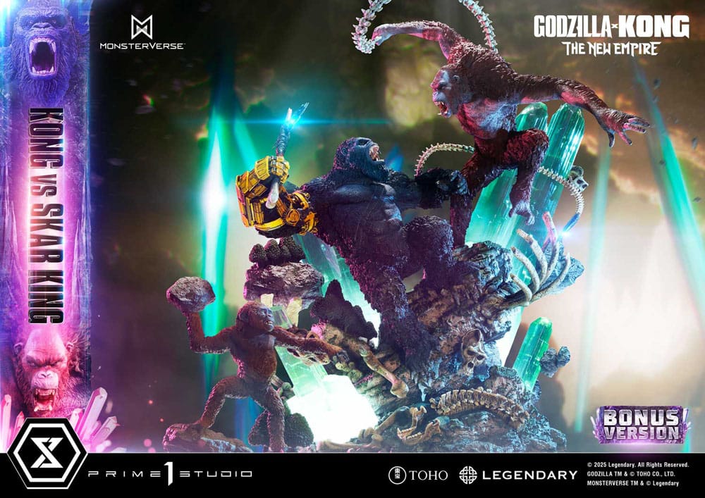 Godzilla - Kong vs Skar King Bonus Version - x Kong: The New Empire Ultimate Diorama Masterline Series – Bild 5