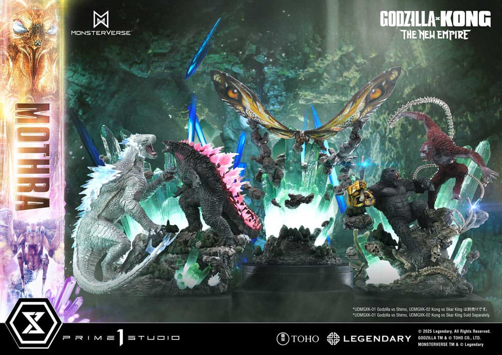 Godzilla - Mothra Bonus Version - x Kong: The New Empire Ultimate Diorama Masterline Series – Bild 23