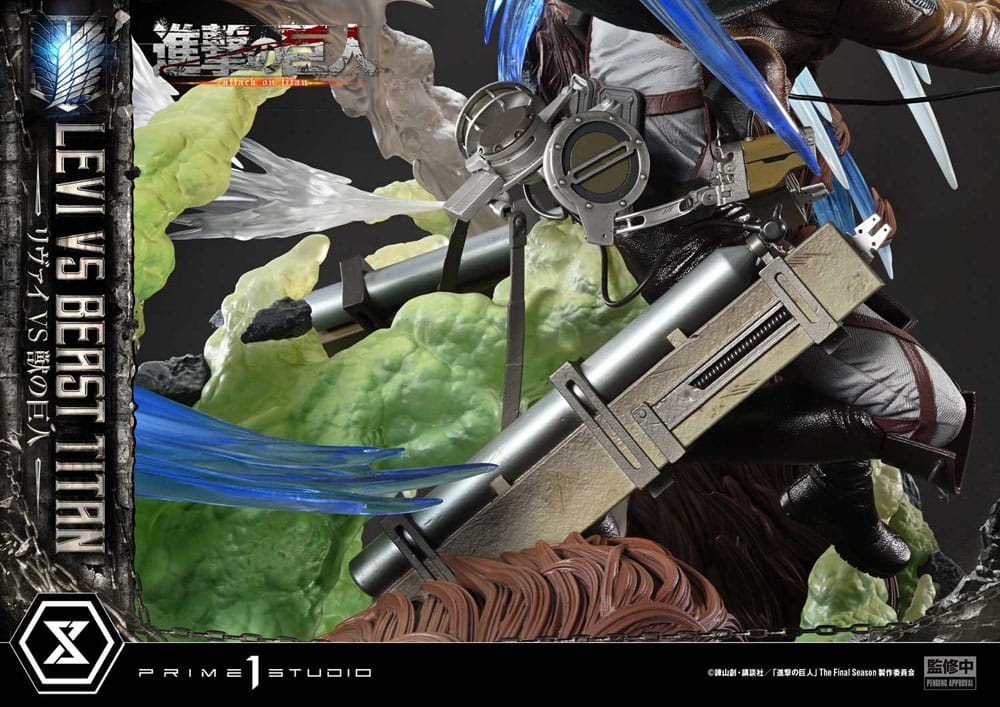 Attack on Titan - Levi Versus Beast Titan 1/4 Scale - Ultimate Premium Masterline Series – Bild 12